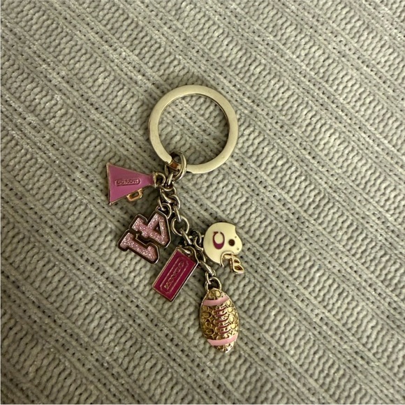 Coach RARE Cheerleader Charm Keychain - Picture 5 of 8